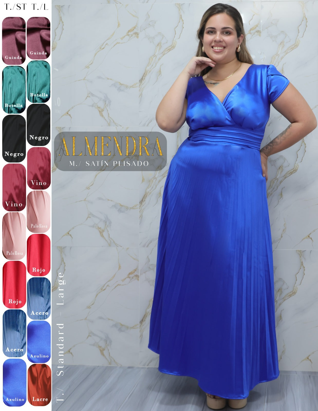 VESTIDO DE FIESTA AZUL